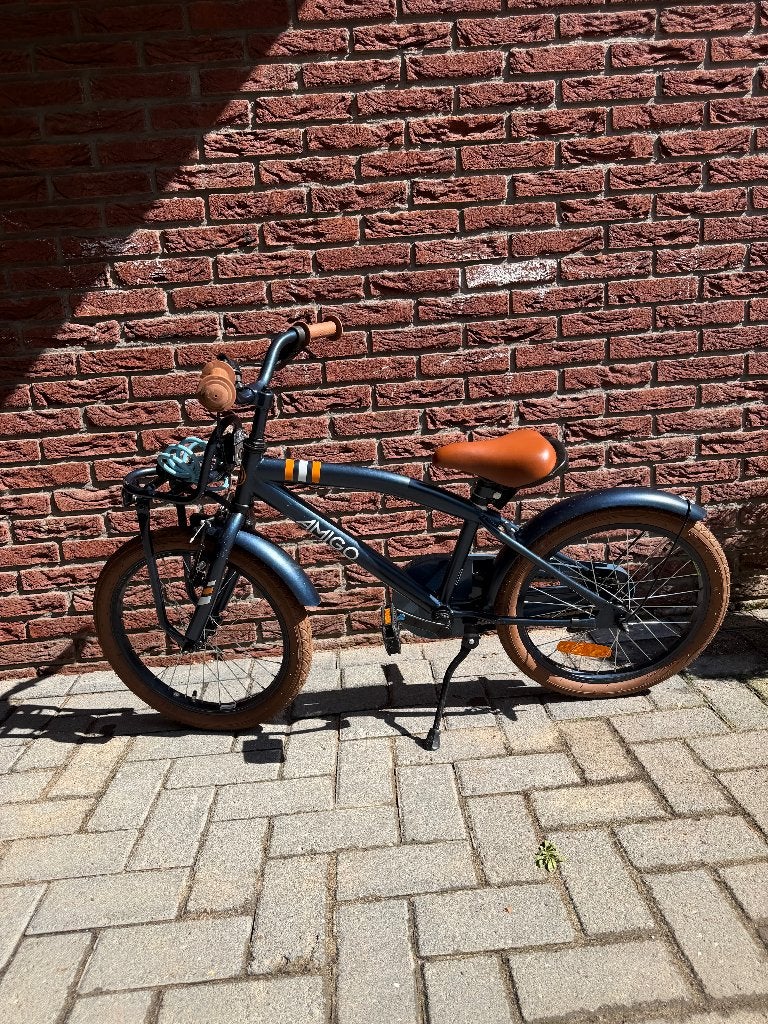 Amigo Kinderfiets 18 inch, Terugtraprem, Ophalen of Verzenden, Amigo, 16 tot 20 inch