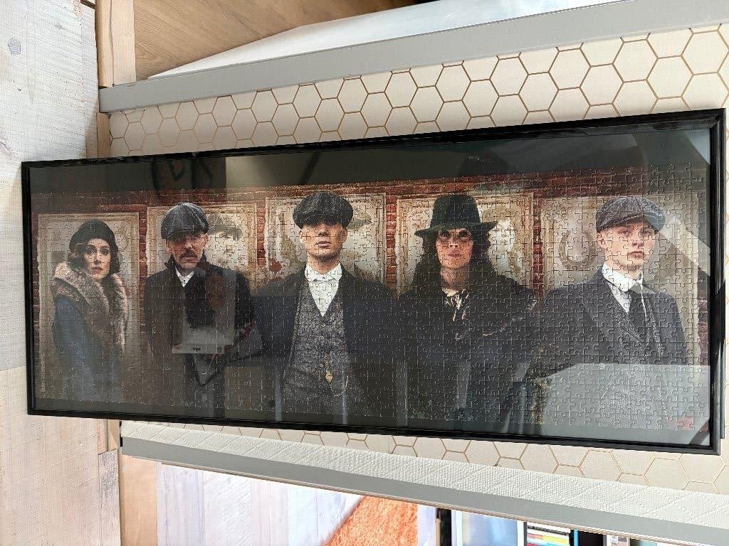 Peaky Blinders ingelijst, Ophalen of Verzenden, Zo goed als nieuw, Reclamebord