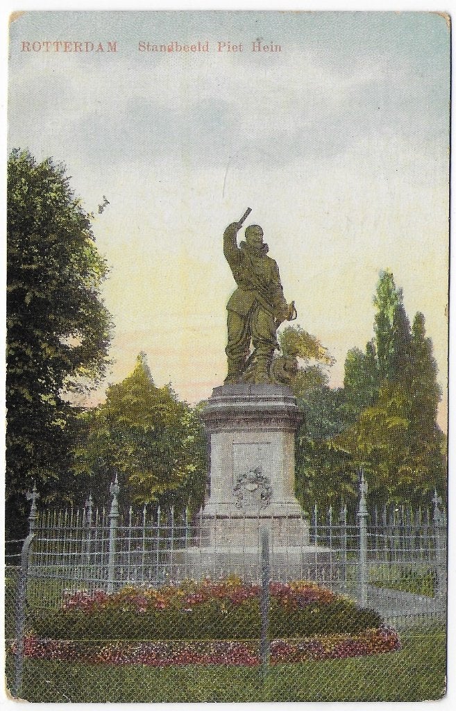 Rotterdam Piet Hein Ansichtkaart Uit 1918 ( B6749), Ophalen of Verzenden, Voor 1920, Gelopen, Zuid-Holland