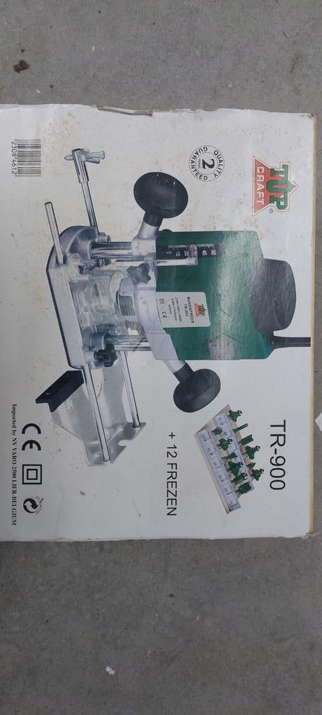 Bovenfrees TR-900 - Zo goed als nieuw, compleet met frezen, Ophalen of Verzenden, Zo goed als nieuw, Bovenfrees, Top Craft