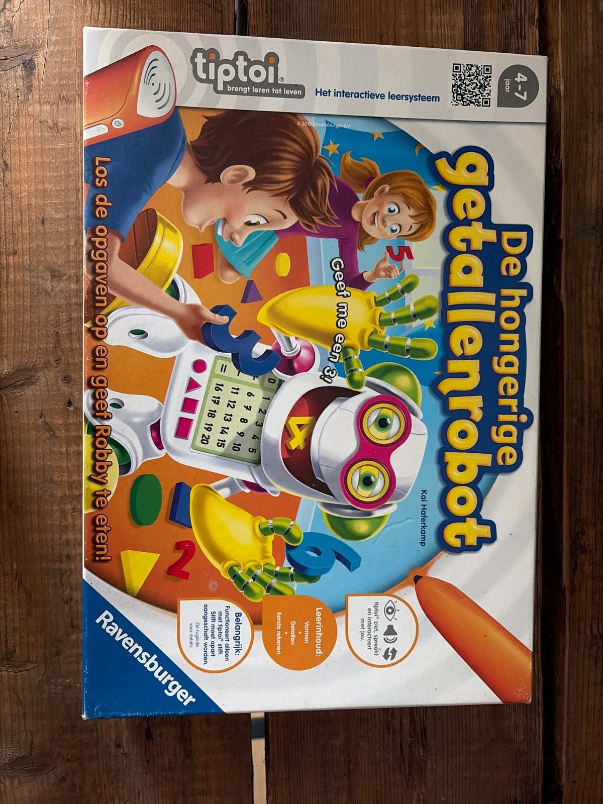 tiptoi De hongerige getallenrobot - zonder stift, Kinderen en Baby's, Ophalen of Verzenden, Zo goed als nieuw, Rekenen, Met geluid