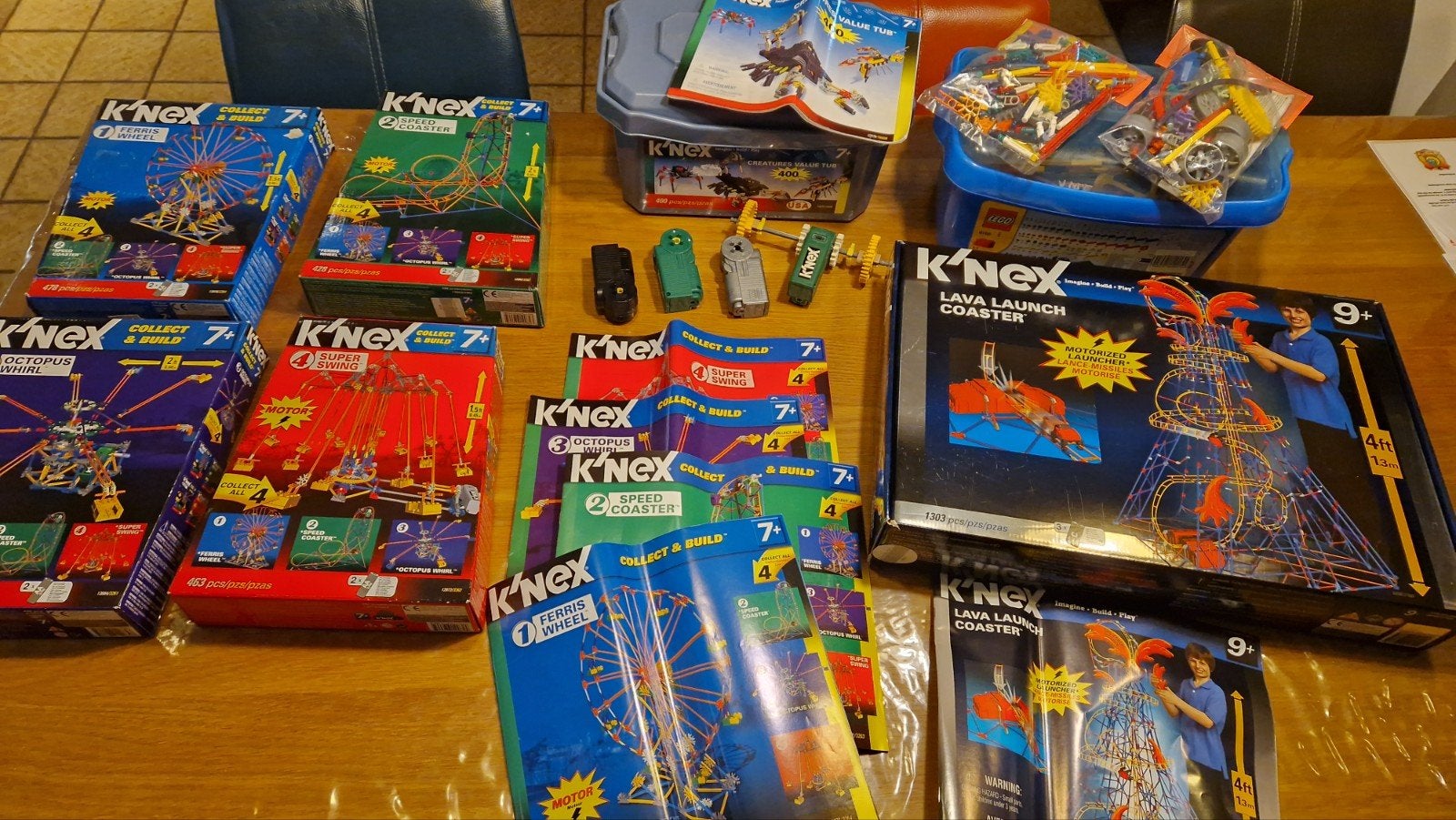 Grote collectie K'nex bouwsets en veel extra K'nex bouwspul, Ophalen of Verzenden, Zo goed als nieuw, K'nex