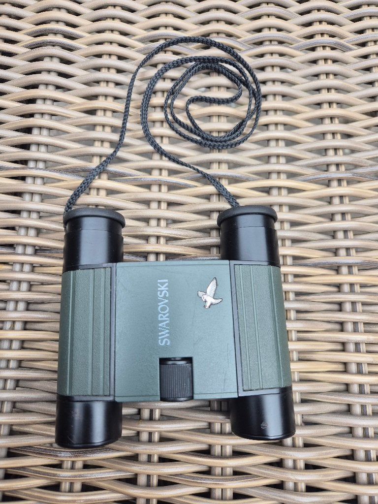 Swarovski verrekijker 8x20B Habicht Green, Dakkant (recht), Ophalen of Verzenden, Zo goed als nieuw, 8 tot 12x