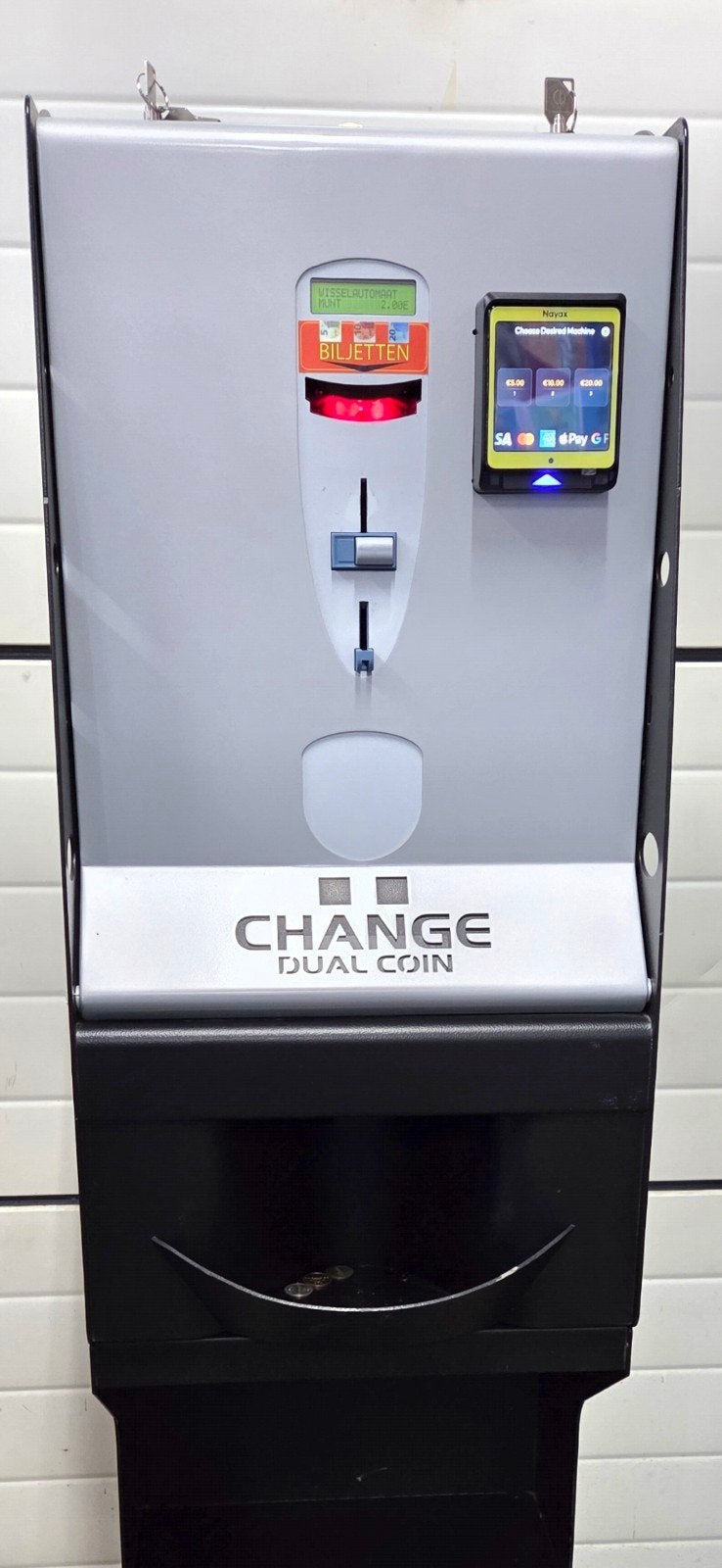 Wisselautomaat contactloos betalen, Ophalen, Zo goed als nieuw