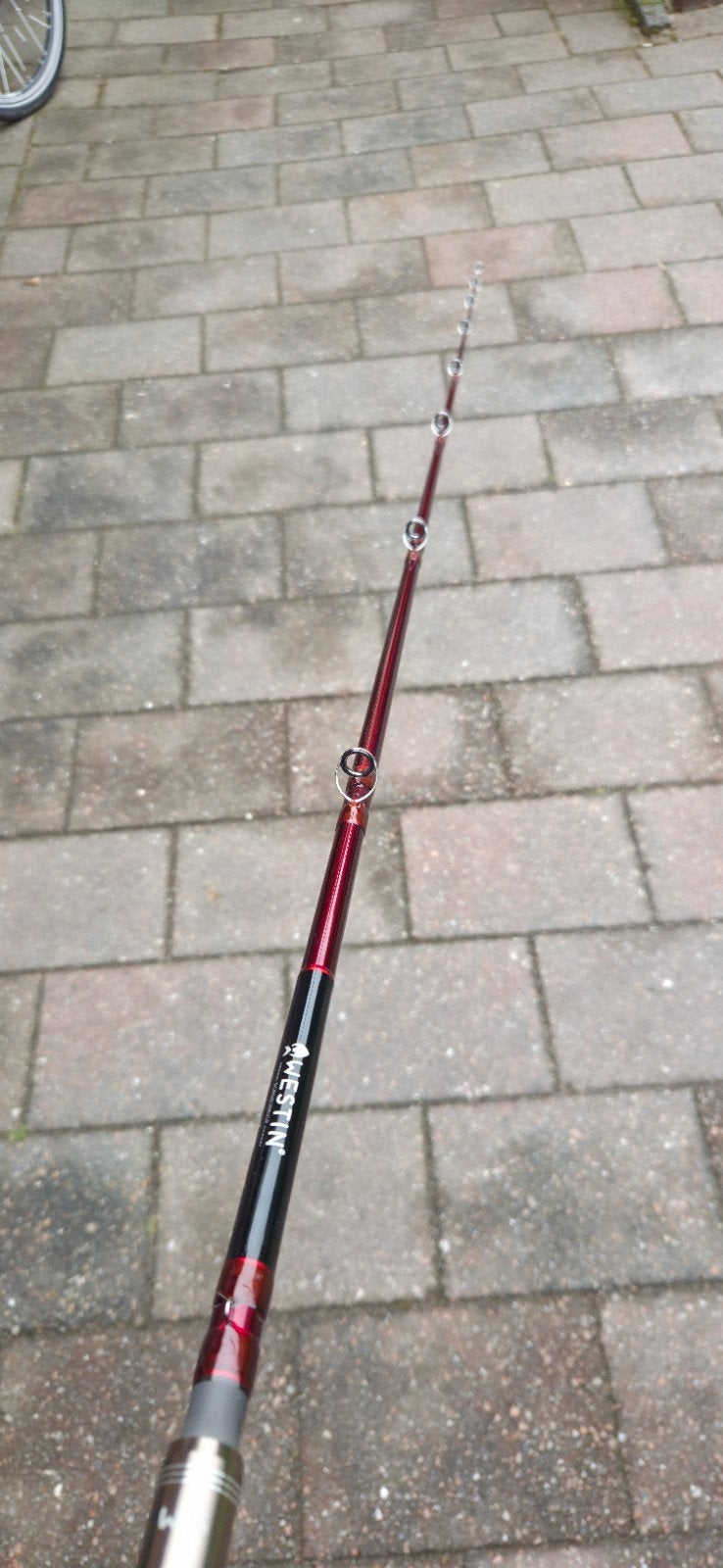 Westin W6 Jerkbait Hengel 195cm XXH 40-130g, Watersport en Boten, Ophalen, Zo goed als nieuw, Werphengel