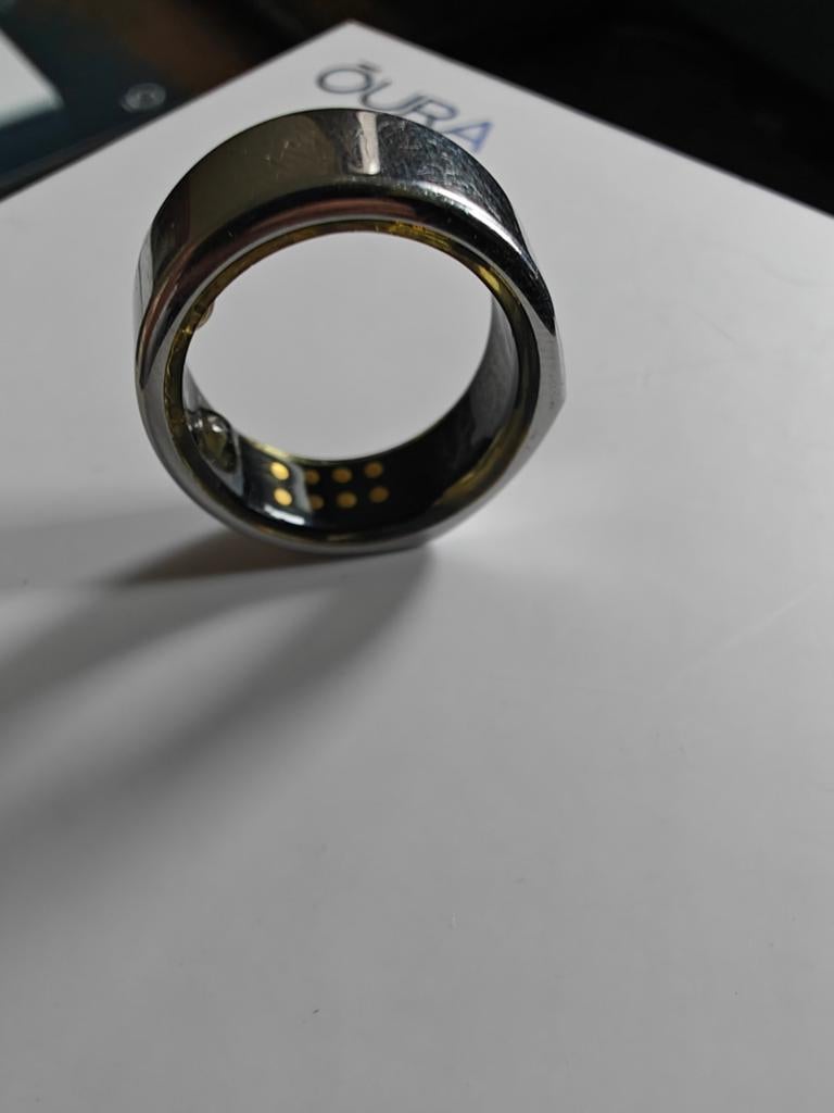 Oura Ring Gen3 Heritage Silver Maat 10 - Goed voor starters, Ophalen of Verzenden, Gebruikt, Zilver, Oura