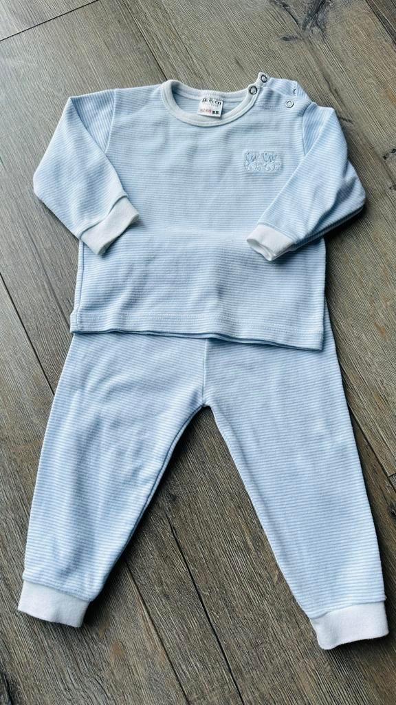 Nieuw Beeren baby pyjama blauw gestreept maat 62/68, Ophalen of Verzenden, Zo goed als nieuw, Jongetje of Meisje, Nacht- of Onderkleding