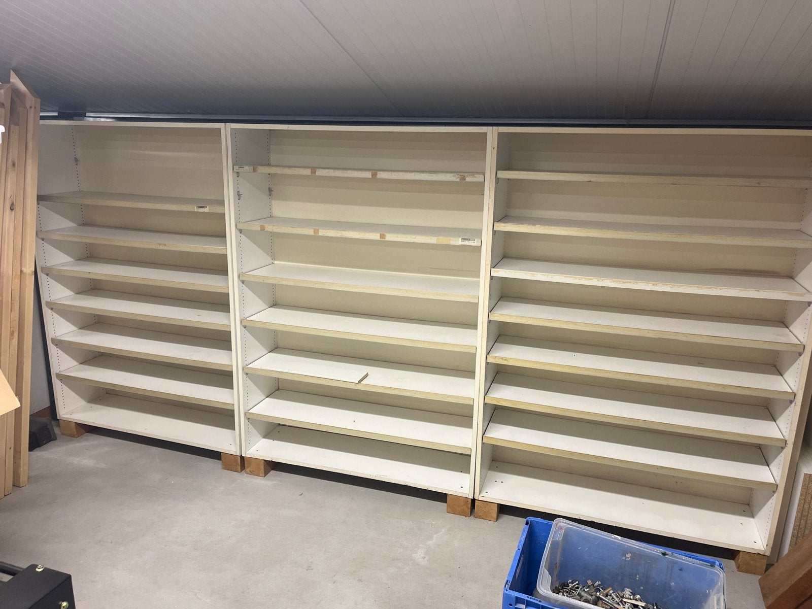 6 legbord kasten - Gratis af te halen, Met plank(en), Gebruikt, 100 tot 150 cm, Ophalen of Verzenden