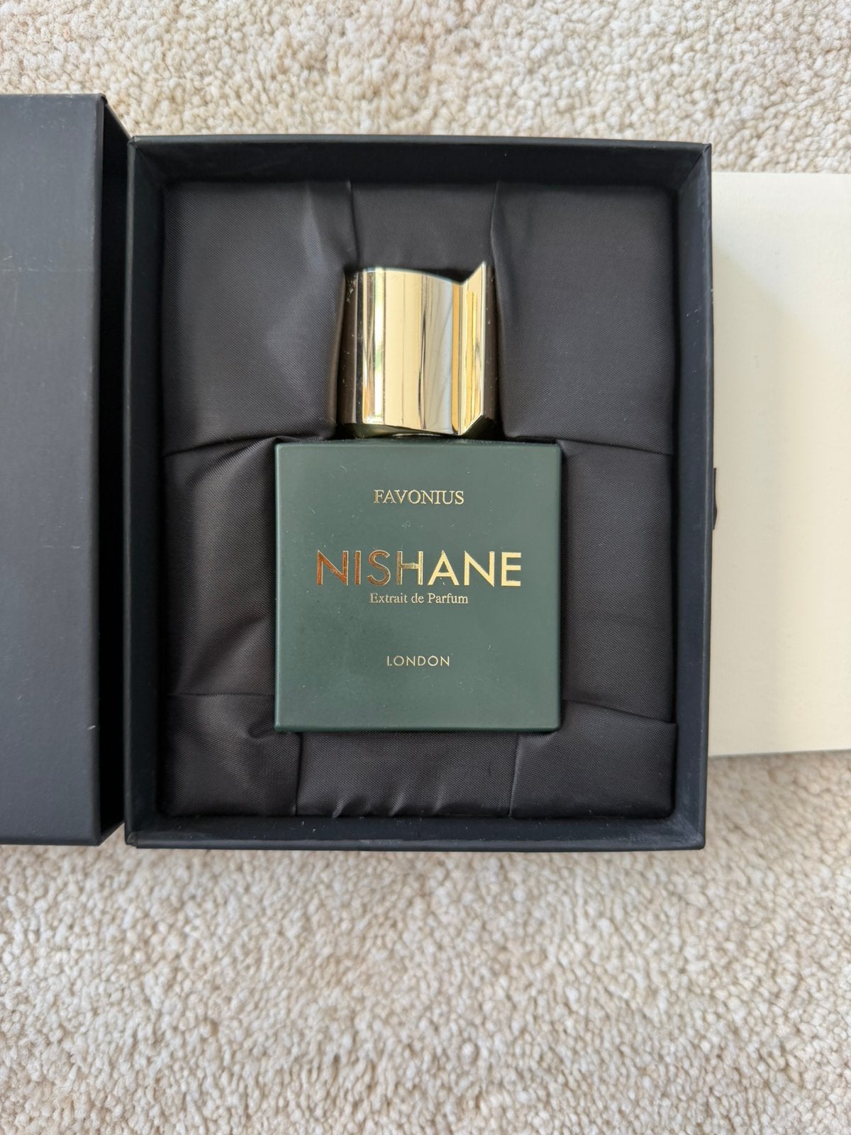 Nishane Favonius 50ml met doos. Restant / tester, Sieraden, Tassen en Uiterlijk, Uiterlijk | Parfum, Ophalen of Verzenden, Gebruikt