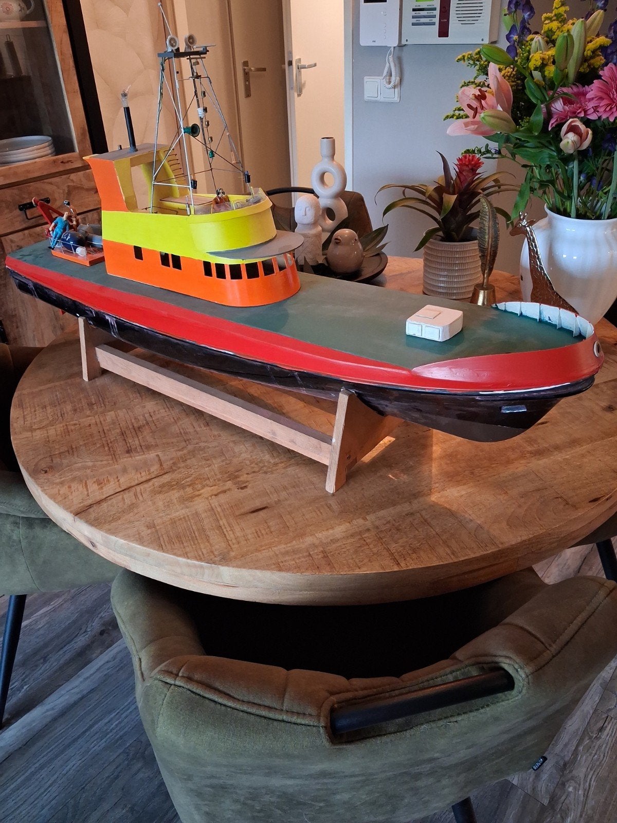 RC Model Schip - Klaar voor RC, incl. assen en roeren, Ophalen, Gebruikt, 1:32 tot 1:50, Overige merken