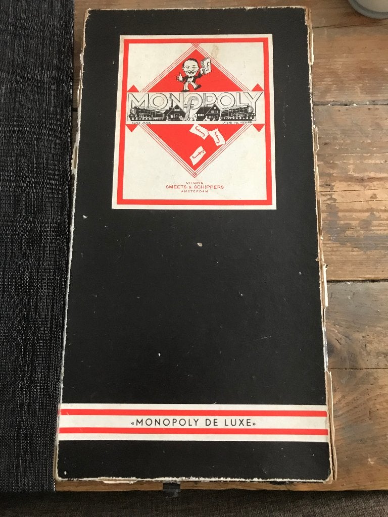 oude monopoly de luxe, Vijf spelers of meer, Ophalen of Verzenden, Gebruikt, Smeets & Schippers