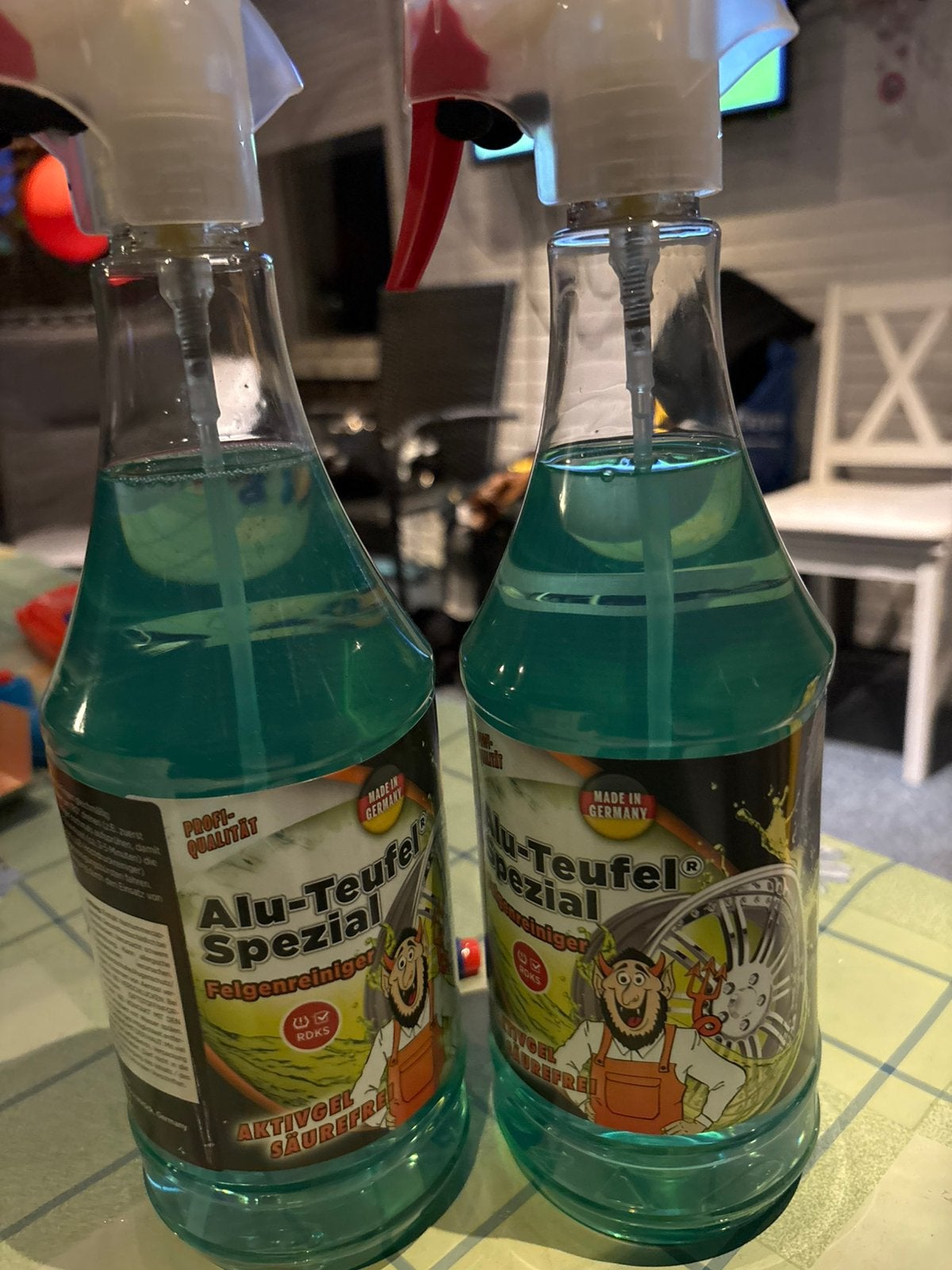 Velgenreiniger, Ophalen