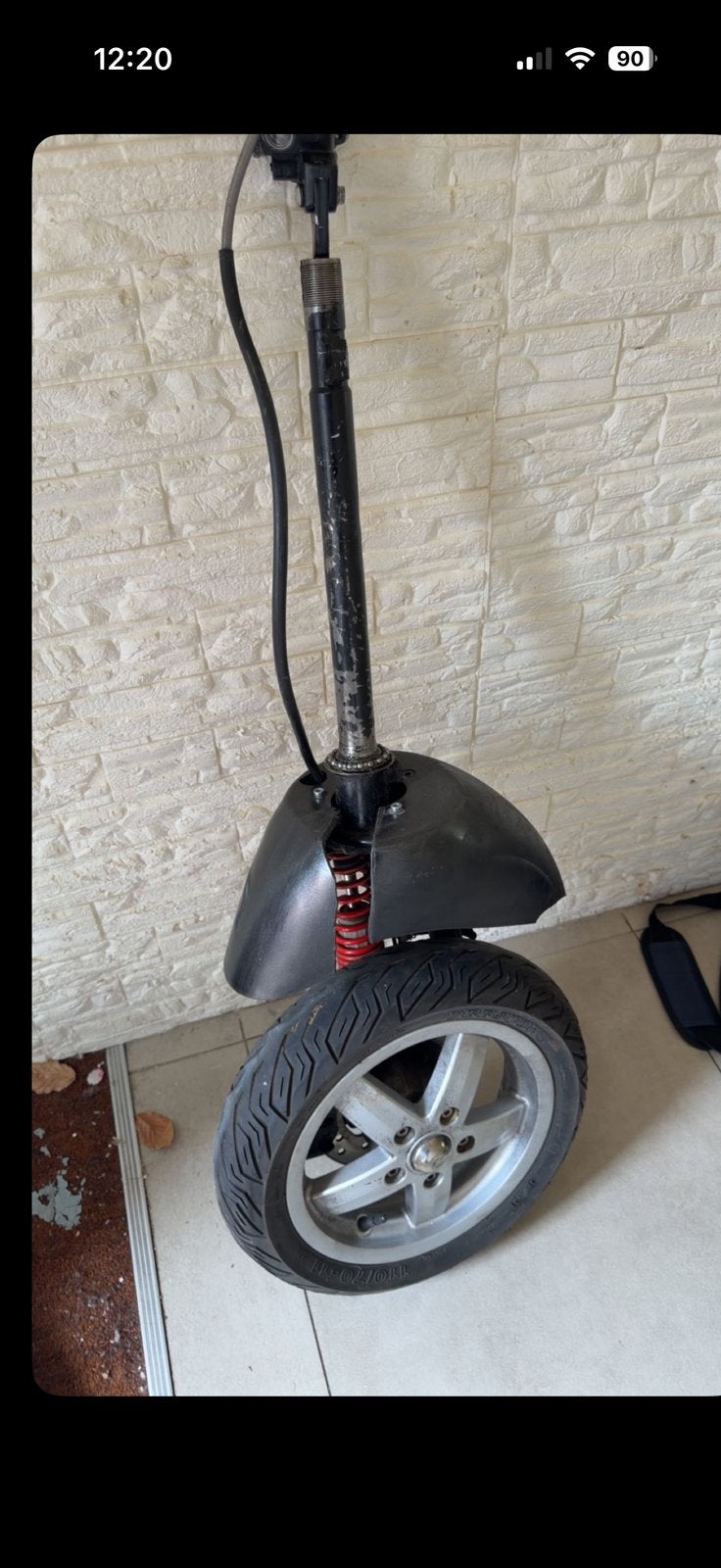 omgelaste voorvork, Ophalen of Verzenden, Zo goed als nieuw, Gewone step