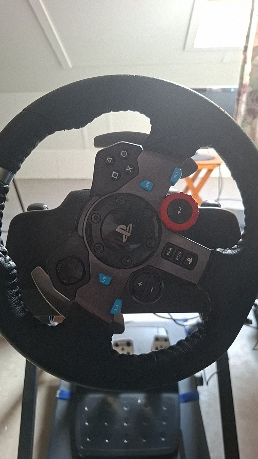 Logitech G29 met pook en stand, Spelcomputers en Games, Ophalen, Zo goed als nieuw, Stuur of Pedalen, PlayStation 4