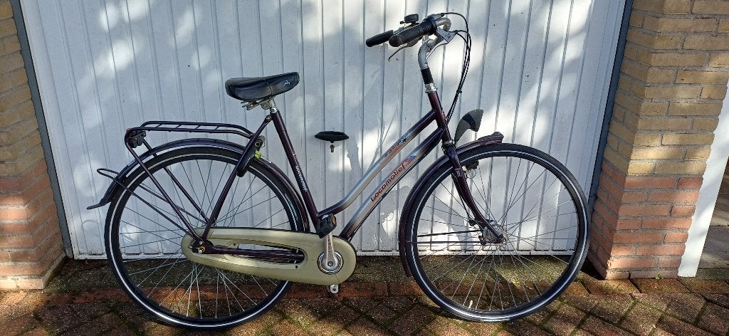 mooie damesfiets 28 inch frame 57cm met 7 versnellingen, Ophalen, Gebruikt, Versnellingen, 56 cm of meer