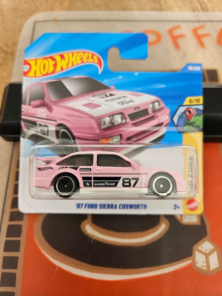 Hotwheels Ford Sierra Cosworth 1987 Nieuw, Hobby en Vrije tijd, Modelauto's | Overige schalen, Ophalen of Verzenden, Nieuw, Auto