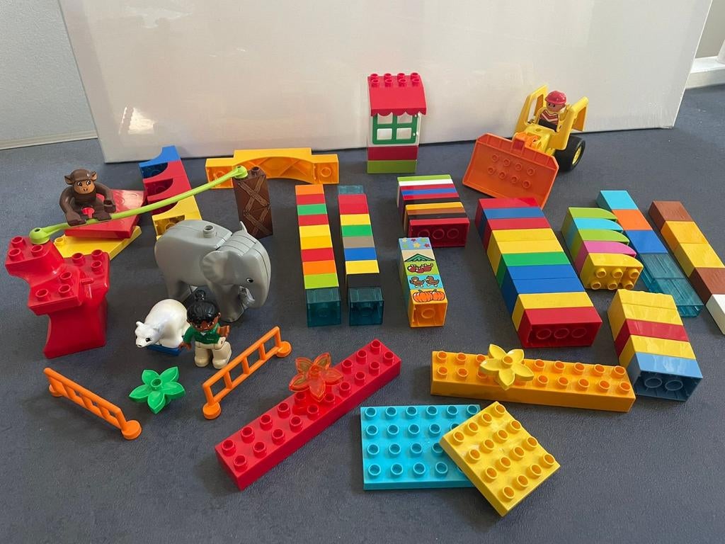 Duplo bouwstenen en extra's, set 11, Ophalen, Gebruikt, Duplo, Losse stenen