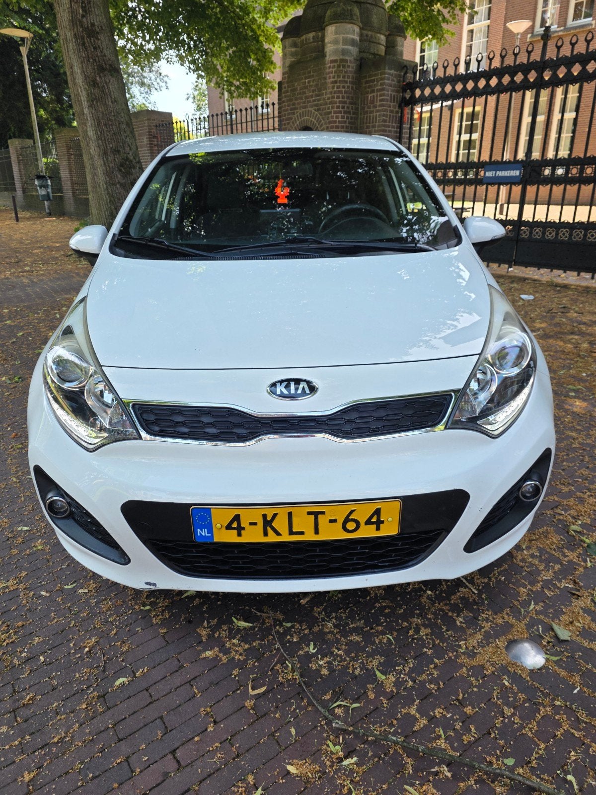 Kia Rio 1.2 I 5DRS 2013 Wit, Auto's, 450 kg, 40 €/maand, 4 cilinders, Wit