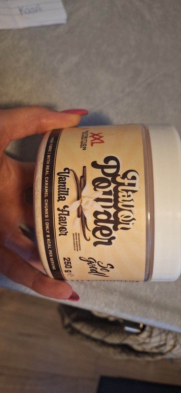 Flavor powder vanille XXL, Ophalen, Zo goed als nieuw, Gehele gezicht
