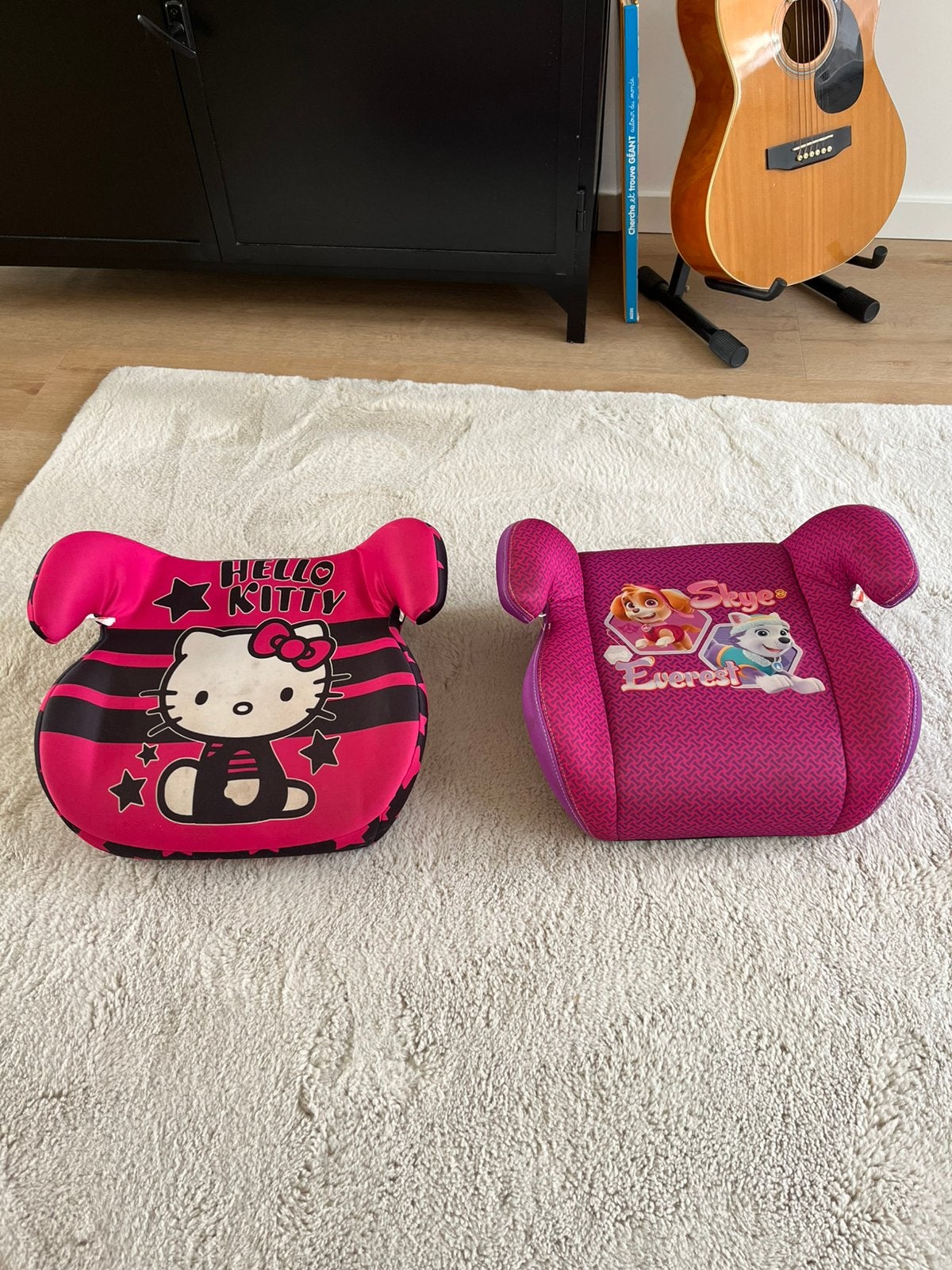 Autostoelverhoger 15-36 kg - Hello Kitty/Paw Patrol, 15 t/m 36 kg, Ophalen, Overige merken, Gebruikt