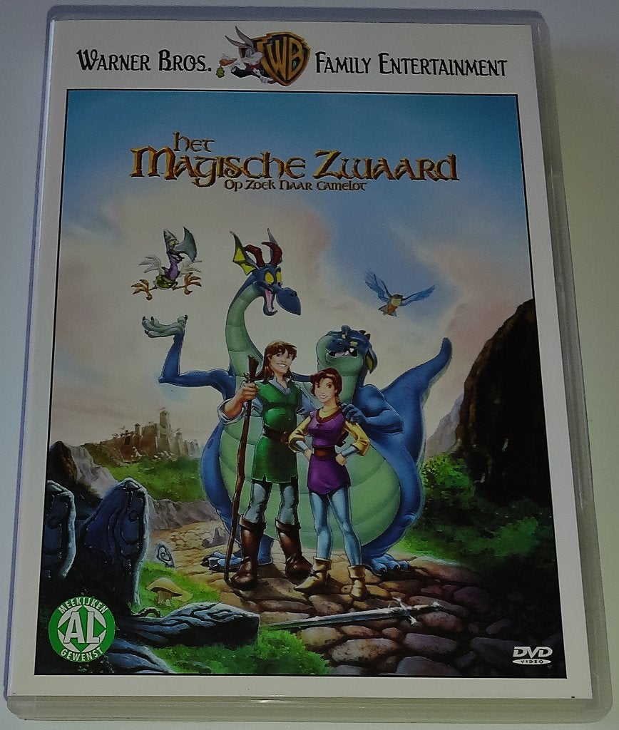 Dvd *** MAGISCHE ZWAARD *** Op Zoek naar Camelot, Cd's en Dvd's, Tekenfilm, Zo goed als nieuw, Alle leeftijden, Amerikaans