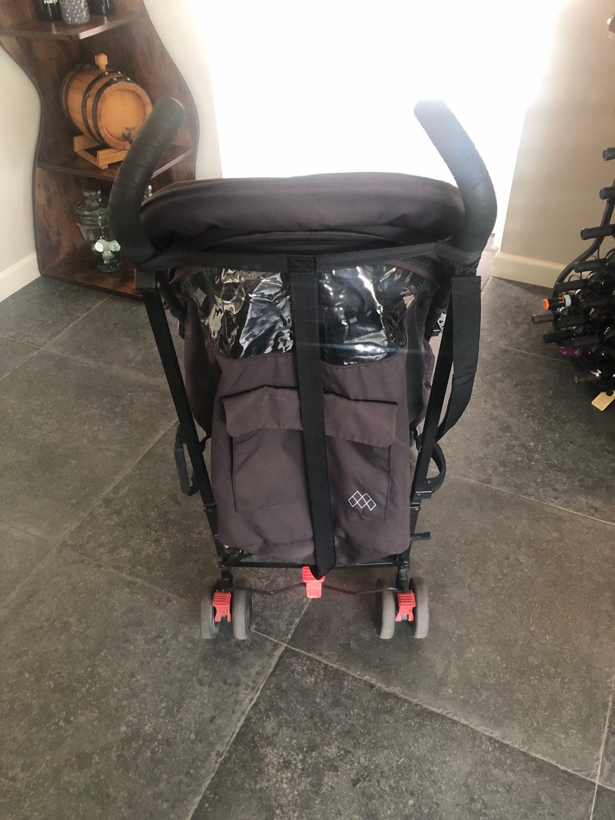 Maclaren Quest Buggy - Black Limited Edition, Kinderen en Baby's, Ophalen, Gebruikt, Maclaren, Regenhoes