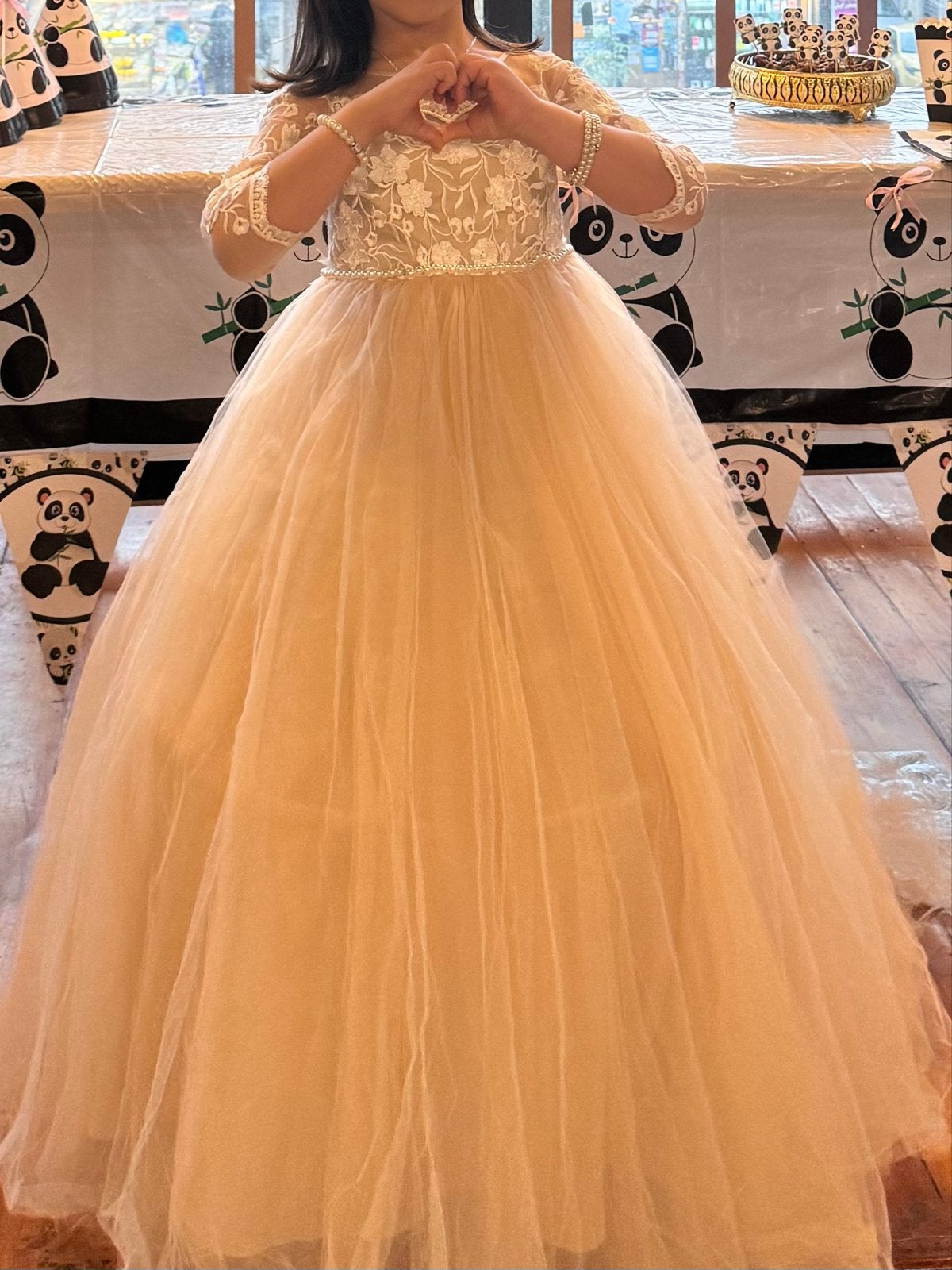 Elegante Galajurk voor Meisjes - Maat 6 Jaar, Kinderen en Baby's, Ophalen of Verzenden, Zo goed als nieuw, Meisje