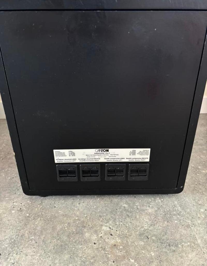 Canton subwoofer plus C, Overige merken, Subwoofer, Ophalen of Verzenden, Zo goed als nieuw