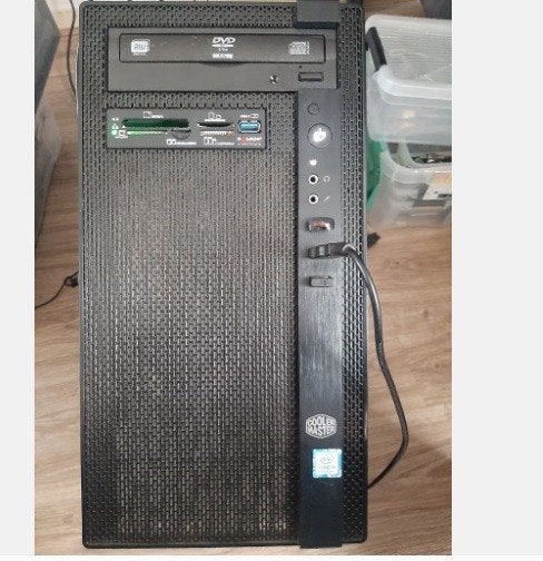 Asus Prime 360 MA desktop Intel i5 9400 six core Windows 11, Ophalen, Cooler Master (behuizing), 8 GB, Zo goed als nieuw
