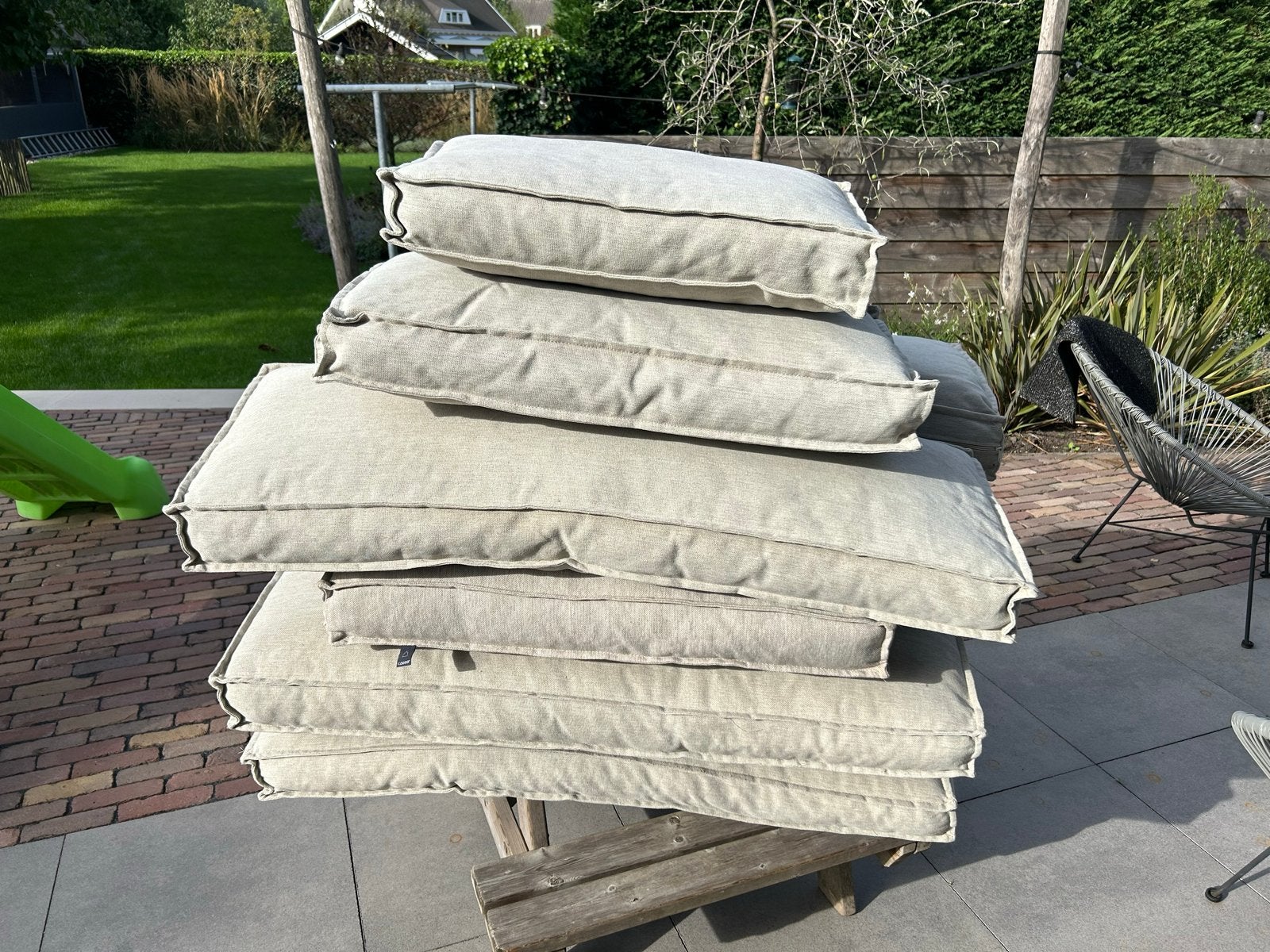 Caddoo Palletkussens - in goede staat, Ophalen, Overige merken, Palletkussen, Beige