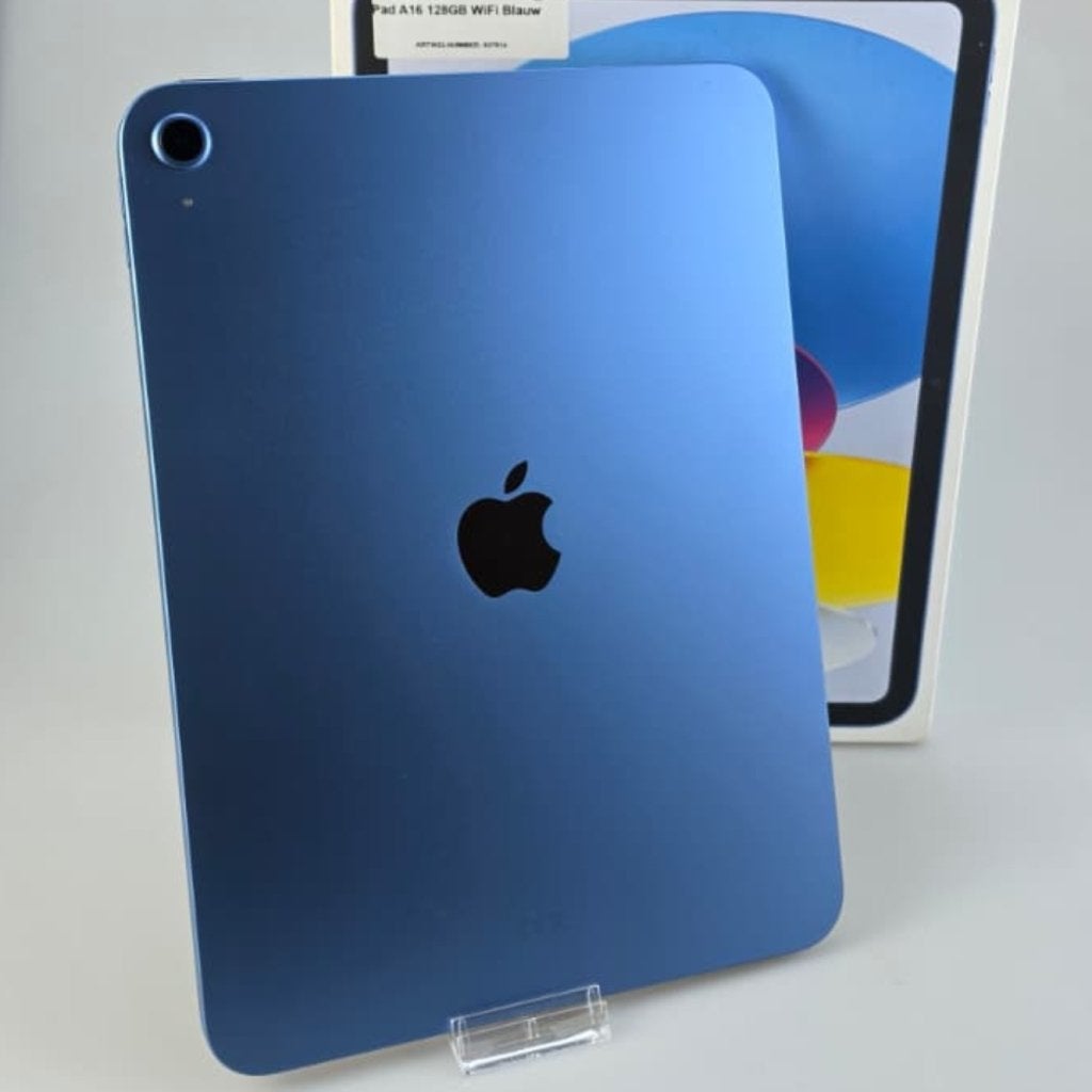 iPad A16 128GB WiFi Blauw, Apple, Zo goed als nieuw, Support@apple.com, One Apple Park Way
Cupertino, CA 95014
United States