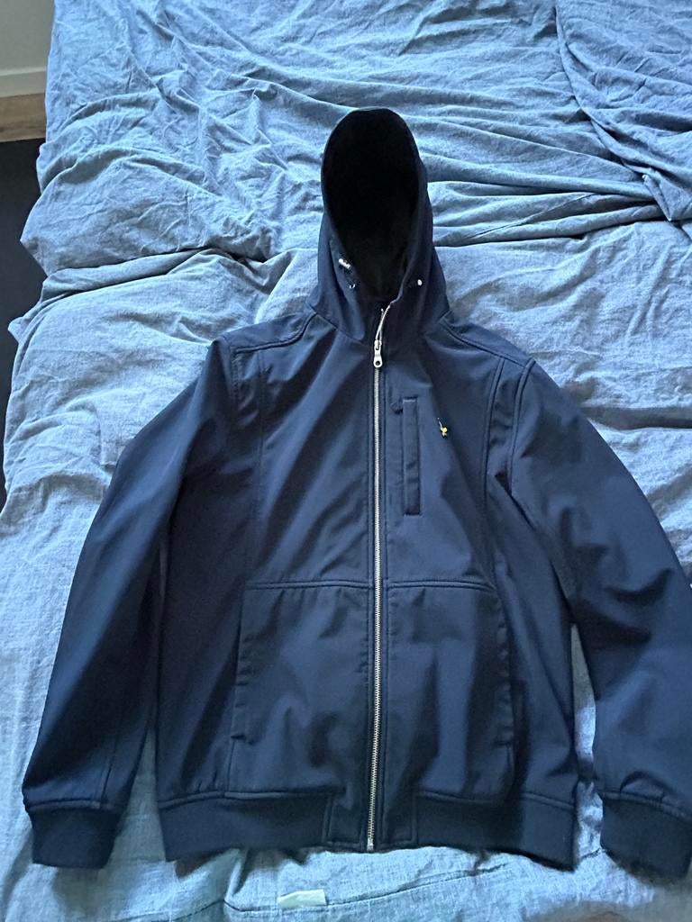 Lyle & Scott Jas - Navy Blauw, Ophalen of Verzenden, Zo goed als nieuw, Maat 48/50 (M), Blauw