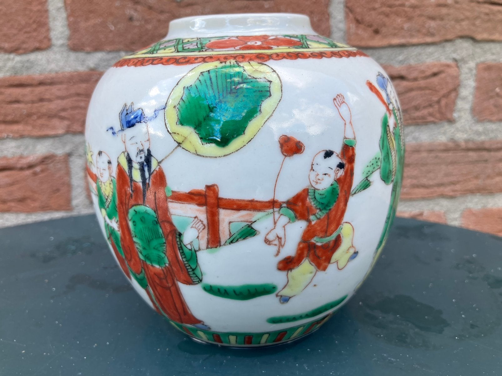 Oude gemberpot van Chinees porselein, Ophalen of Verzenden