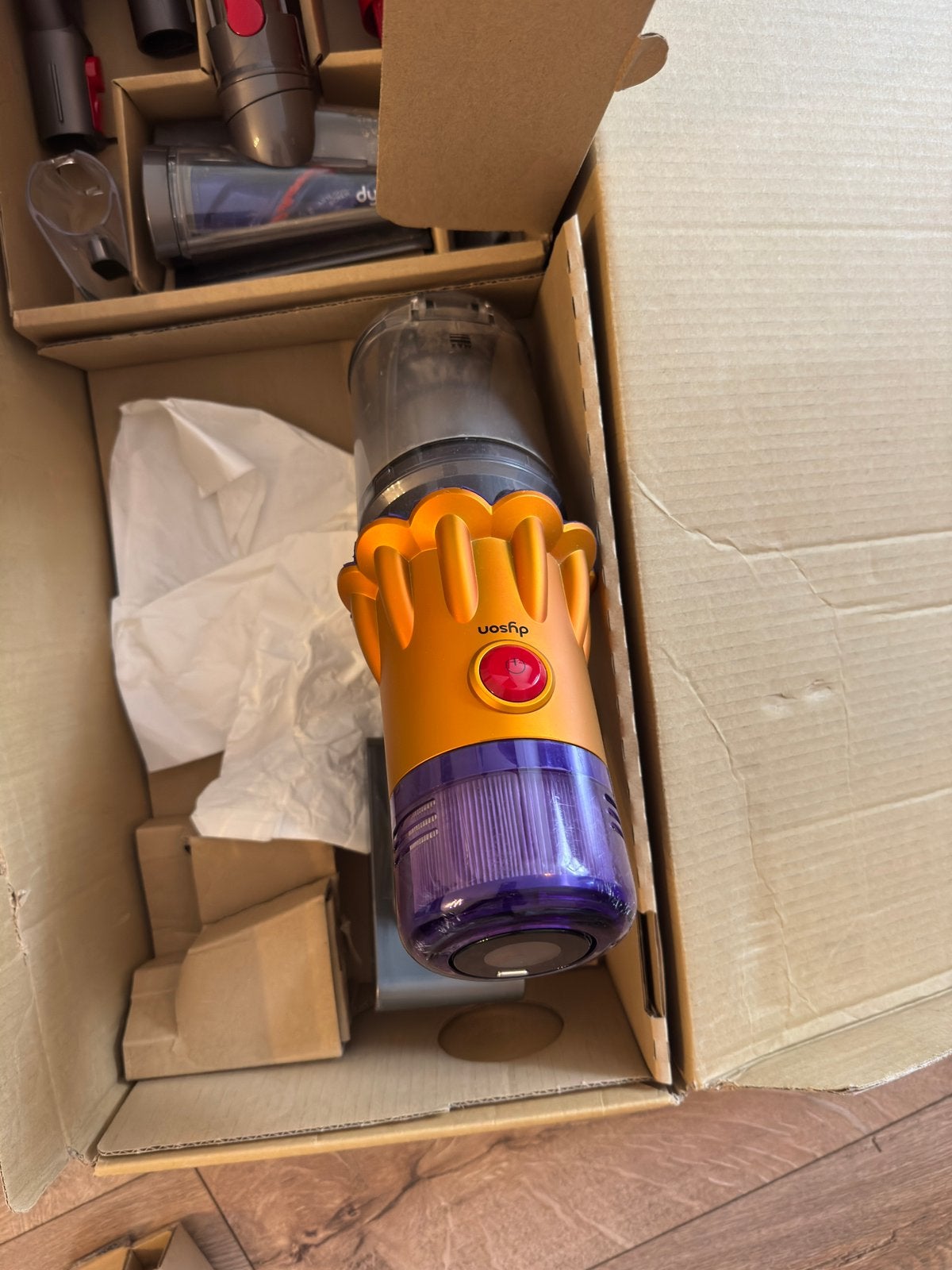 Dyson V12, Ophalen, Zo goed als nieuw