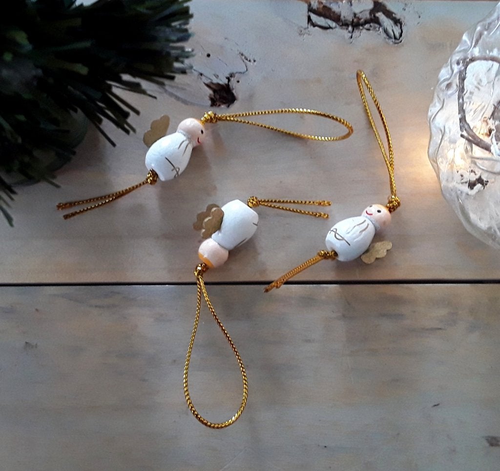 3 hangertjes van engelen - engeltjes, Ophalen of Verzenden, Zo goed als nieuw