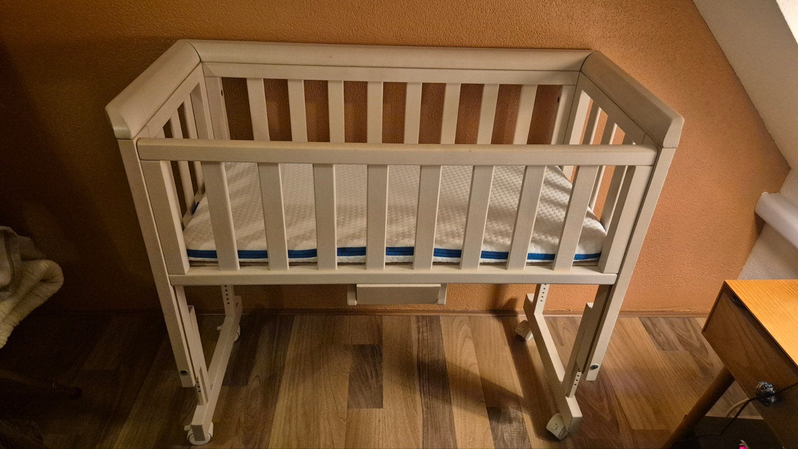 Troll co-sleeper met Aerosleep Evolution matras, Ophalen of Verzenden, Zo goed als nieuw, Wieg