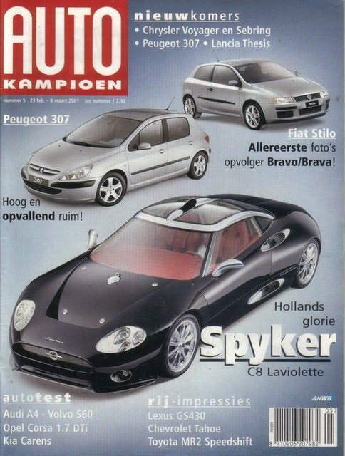 Autokampioen 5 2001 : Toyota MR2 - Audi A4 2.0 - Volvo S60, Ophalen of Verzenden, Gelezen, Algemeen