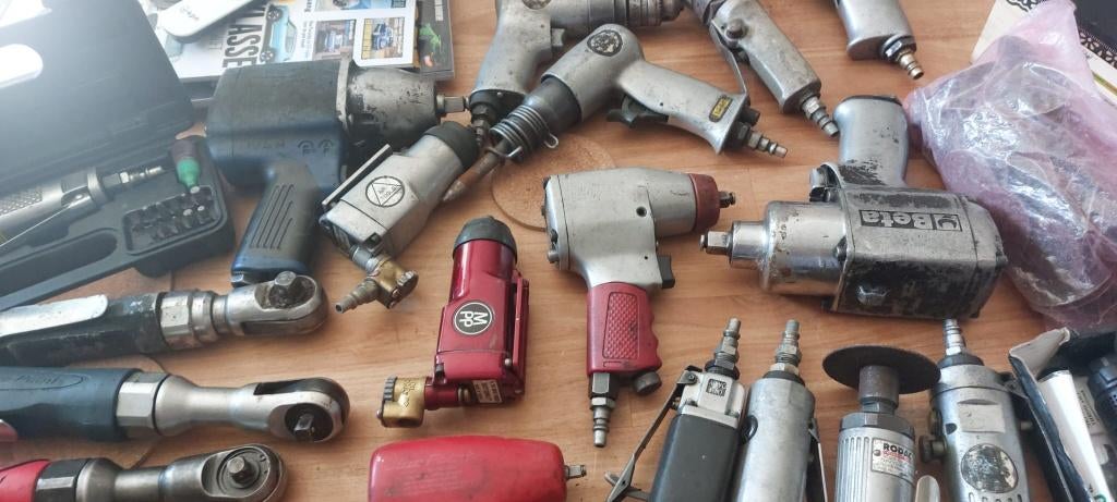luchtgereedschap snap-on bluepoint RR ROTERY, Doe-het-zelf en Verbouw, Compressors, 100 liter of meer, Ophalen, Gebruikt, Minder dan 200 liter/min