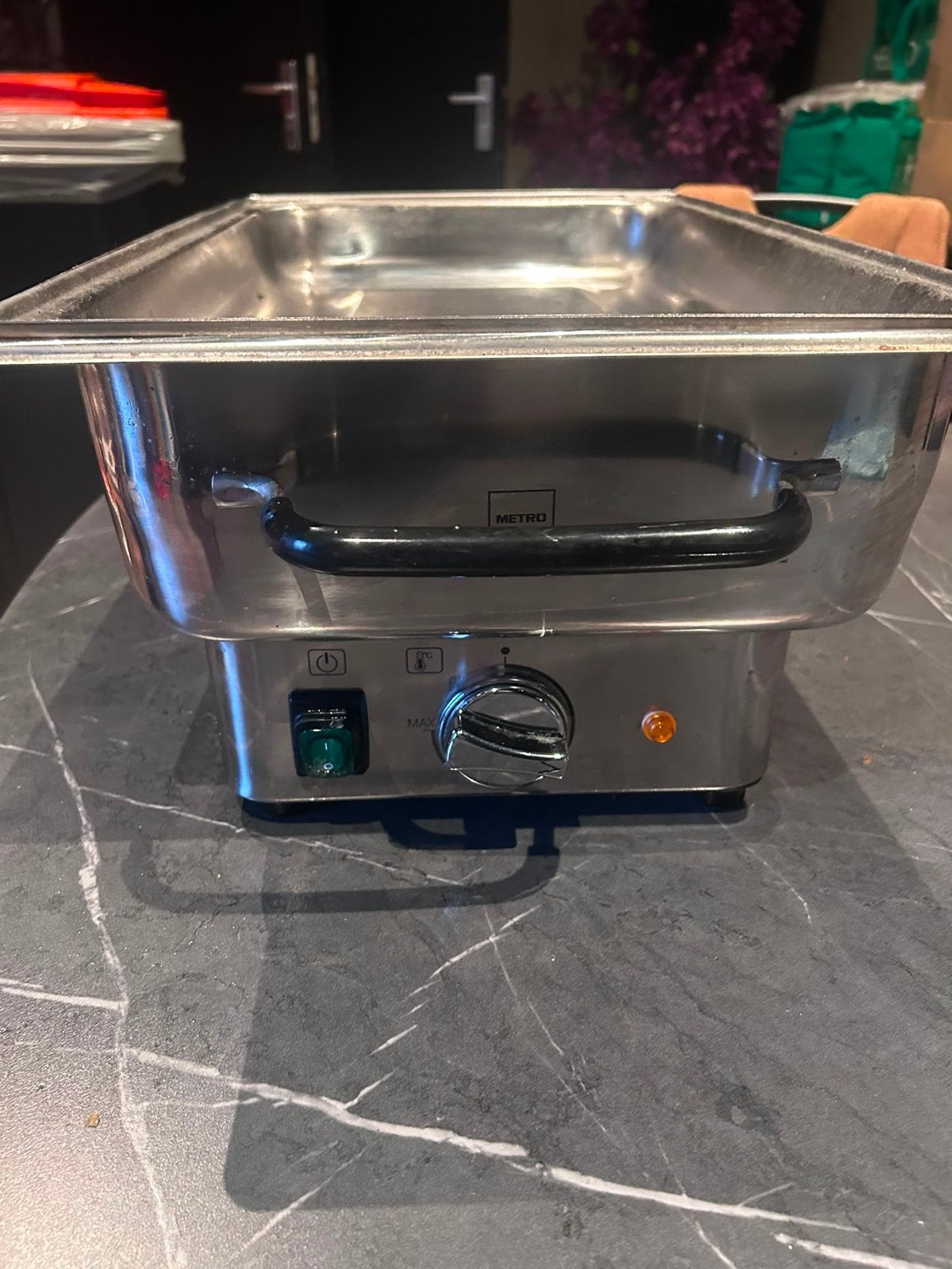 Metro Chafing Dish / Warmhoudbak - RVS bain marie, Ophalen, Gebruikt