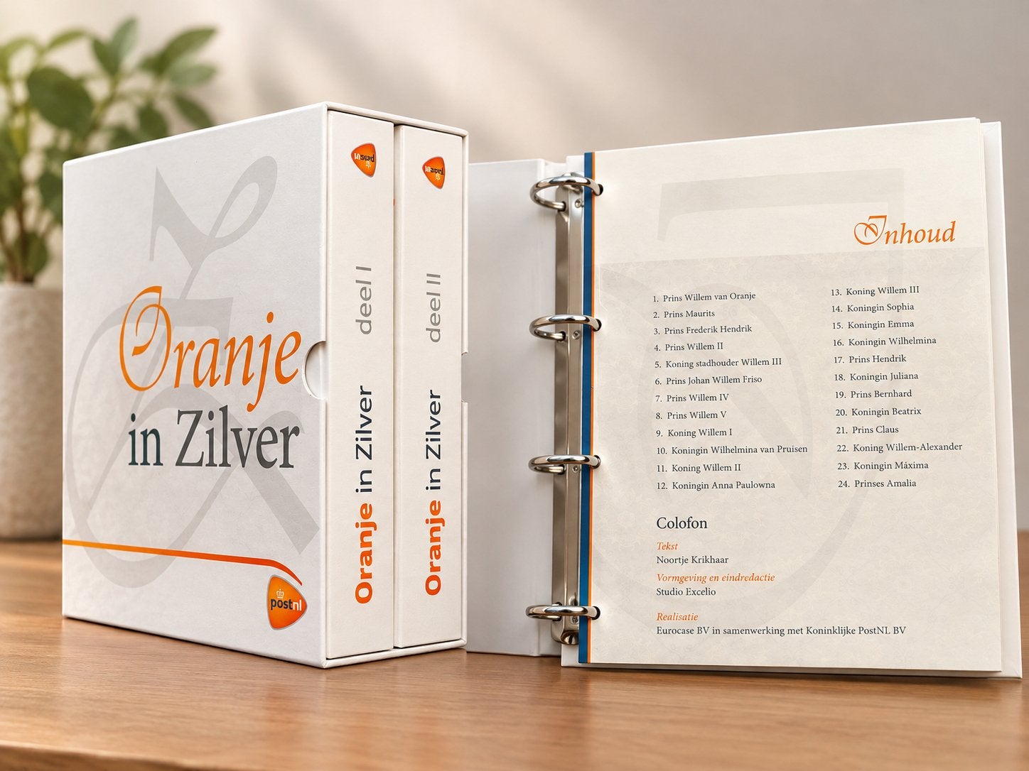 Oranje in Zilver Collectie - PostNL Uitgave met Plaquettes, Verzamelen, Ophalen of Verzenden