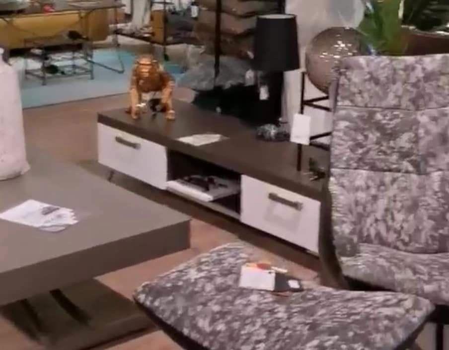 Nieuw Showmodel TV Kast 160cm, Ophalen, Kunststof, 150 tot 200 cm, Nieuw