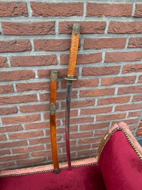 fraaie Japanse katana/ samoeraizwaard, 90 cm, Ophalen of Verzenden, Overige soorten, Azië, Zwaard of Sabel