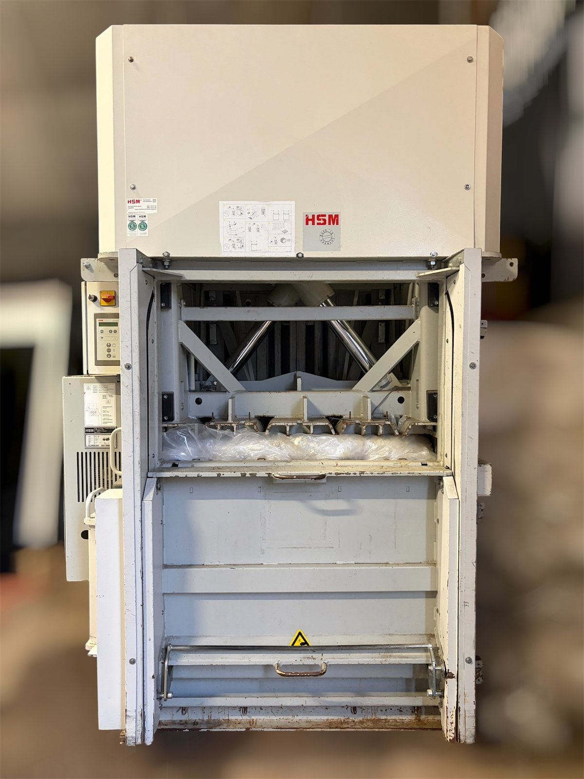 HSM VL 600 Balenpers Machine | WERKEND | Plastic/Karton, Ophalen of Verzenden, Gebruikt