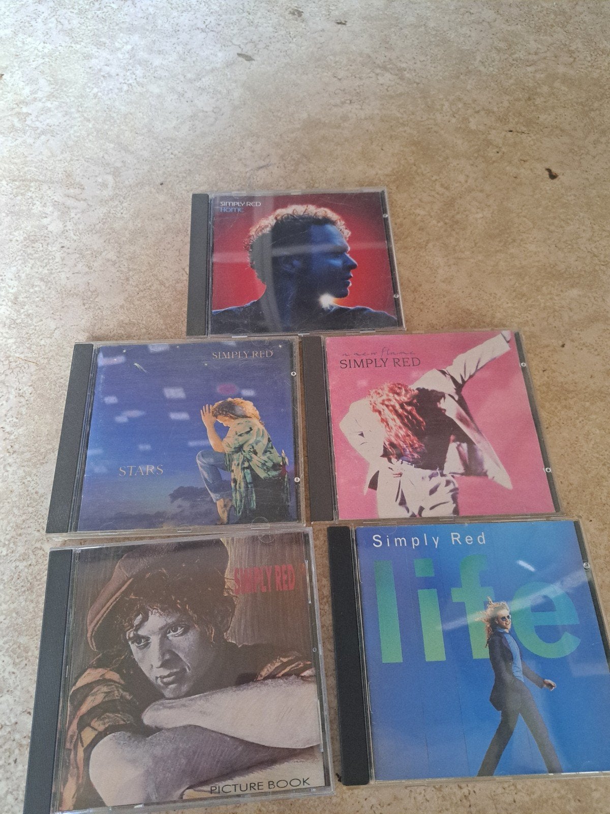 5 cd's Simply red, Ophalen of Verzenden