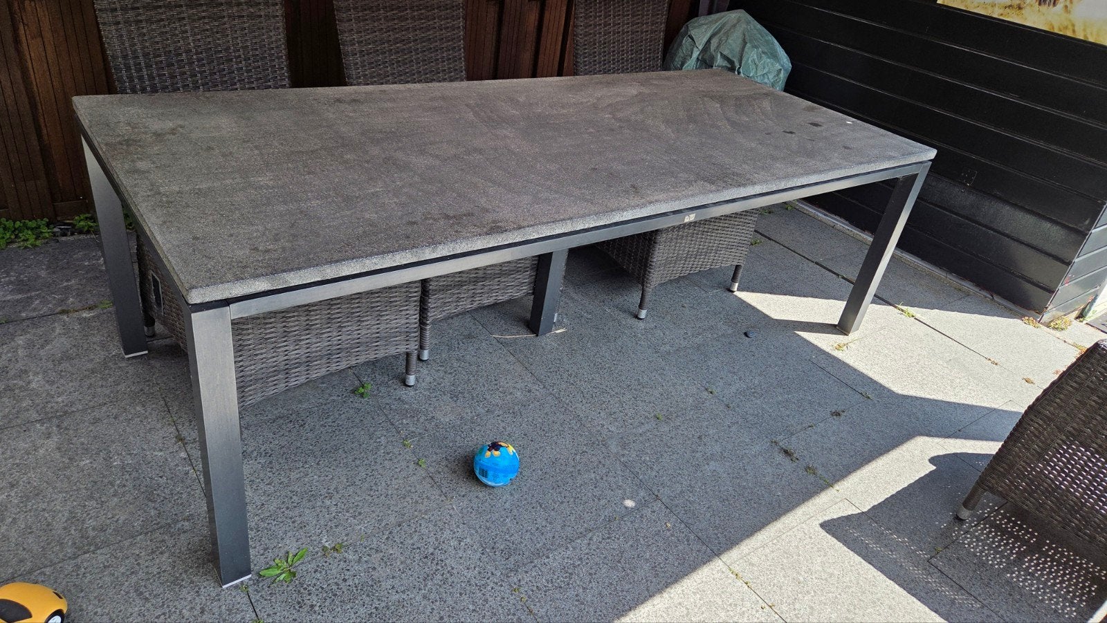 tuintafel, Tuin en Terras, Tuintafels, Ophalen, Rechthoekig