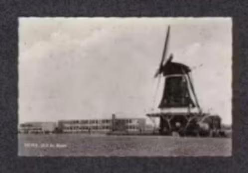 Diever Drenthe ULO School en Molen 1966., Verzamelen, Ophalen of Verzenden, 1960 tot 1980, Gelopen, Drenthe