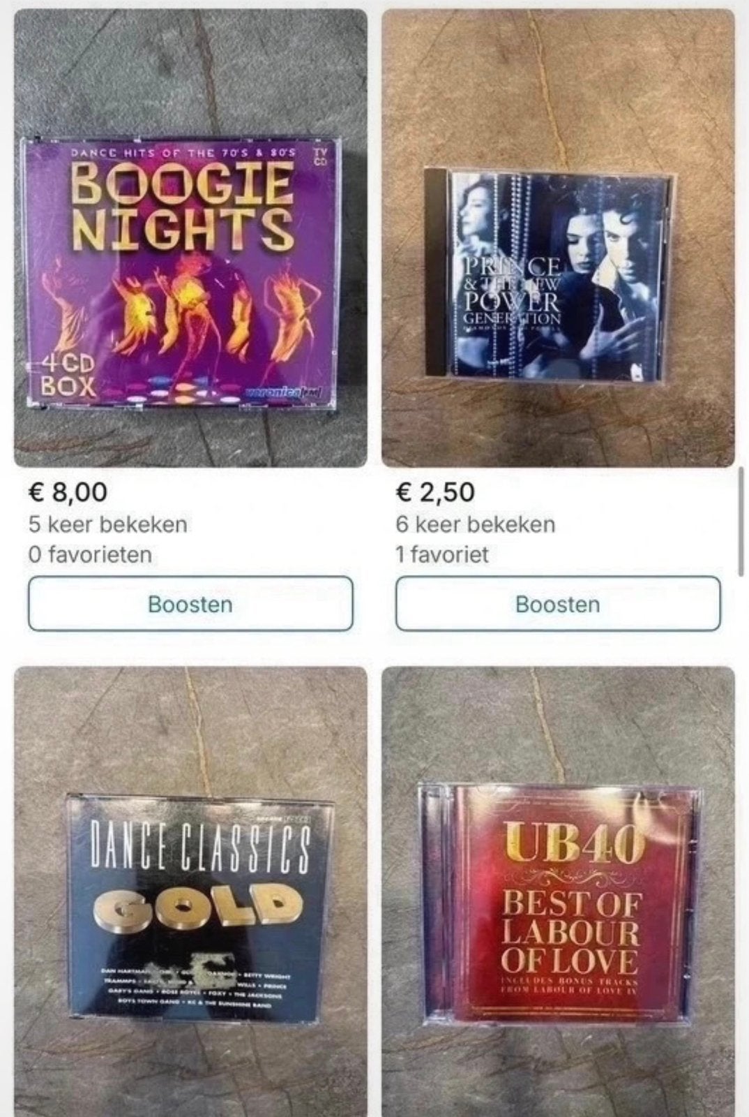 Cd diverse alles in 1 koop elo, prince ub40 elvis enz., Hobby en Vrije tijd, Ophalen of Verzenden, Gebruikt, Overige typen