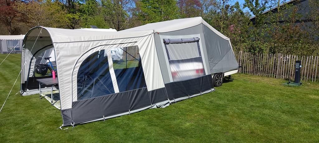 Camplet Dream, luifel, zeer compleet, Ophalen, Lichtgrijs, Camp-Let, Tot en met 4