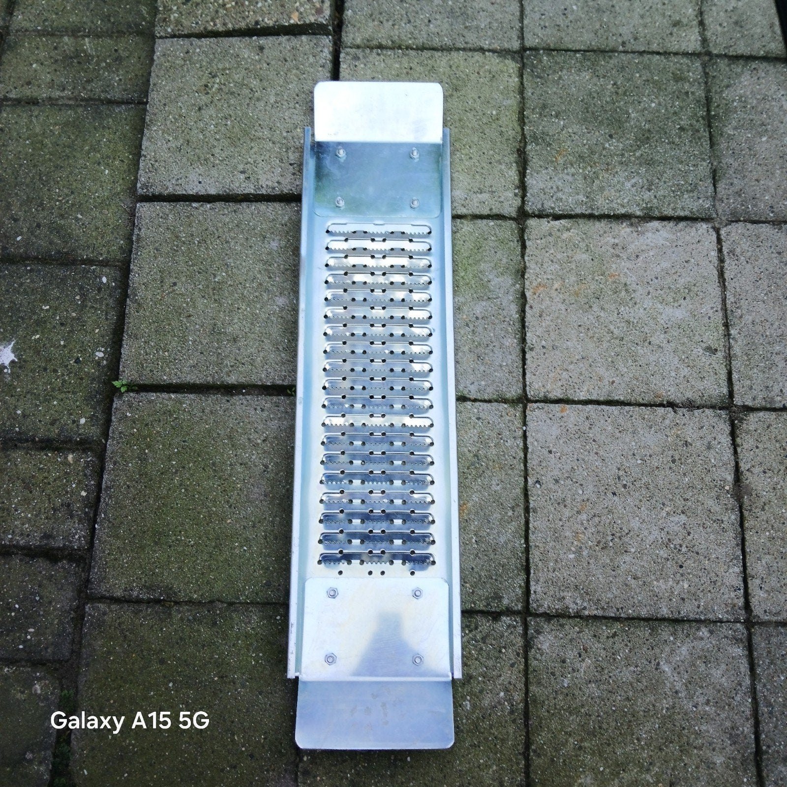 Metalen drempelhulp / oprijplaat, Ophalen of Verzenden, Gebruikt