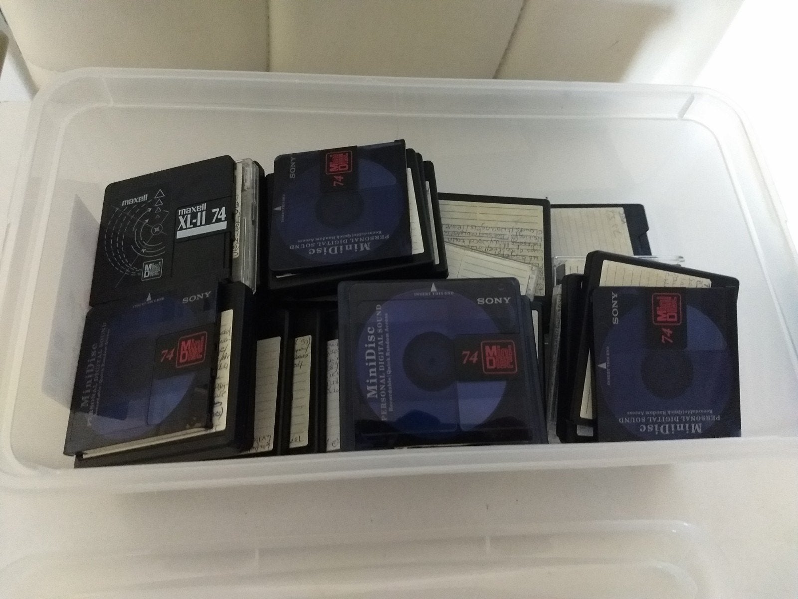 40 Minidisc schijfjes, Ophalen, Overige typen